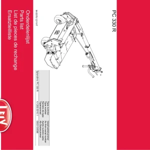 Lely Splendimo 330 Pc Parts Manual