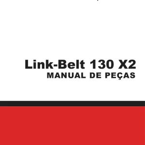 LinkBelt 130 X2 Parts Manual