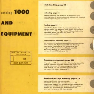 LinkBelt 1000 1963 Service Manual