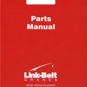 LinkBelt Rtc 8050 Ii Parts Manual