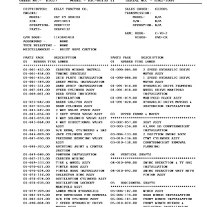 LinkBelt Rtc80130 2011 Parts Manual