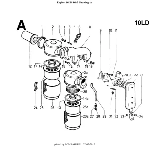 Lombardini 10Ld 400 Parts Manual