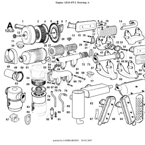 Lombardini 12Ld 475 Parts Manual