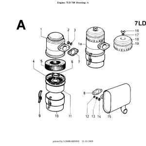 Lombardini 7Ld 740 Parts Manual