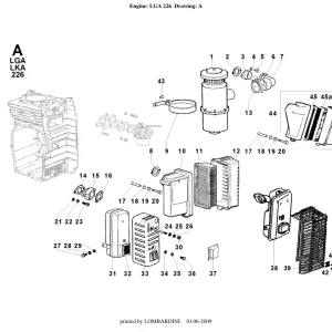 Lombardini Lga226 Benzin Parts Manual