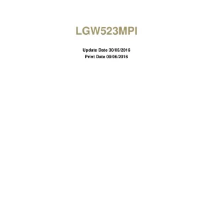 Lombardini Lgw523Mpi Parts Manual