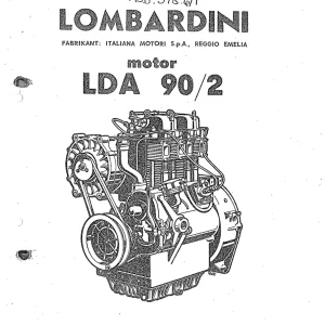 Lombardini Lda 90 2 Parts Manual
