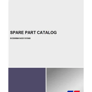 MTU 8V2000M41A 2000 Parts Manual
