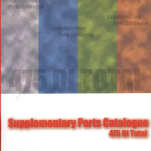 Mahindra 475 Di Total Parts Manual
