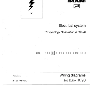 MAN Tga Service Manual