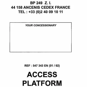 Manitou 165 Atj (Wkm) Service Manual