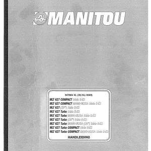 Manitou Mlt627 Operators Manual