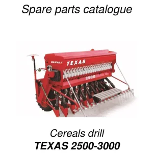 Mascar Texas 2500 3000 Parts Manual