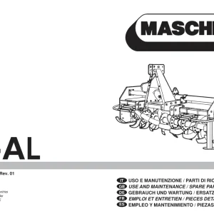 Maschio A Al 1999 Parts Manual