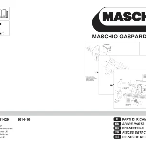 Maschio A 2014 Parts Manual