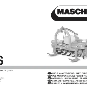Maschio As Parts Manual