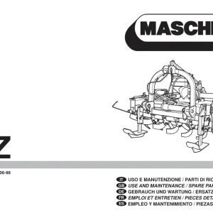 Maschio Az Parts Manual