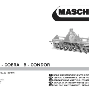 Maschio B 2 Parts Manual