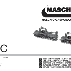 Maschio B C Parts Manual