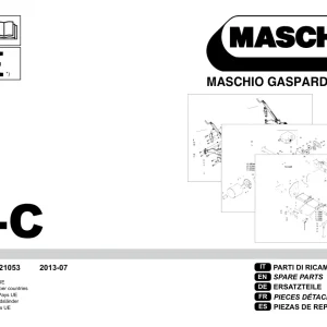 Maschio B C 2013 Parts Manual