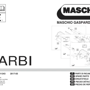 Maschio Barbi 2017 Parts Manual