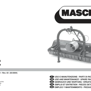 Maschio Bc Mower Parts Manual