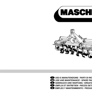 Maschio Bi Parts Manual