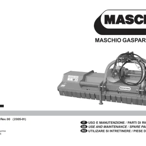Maschio Bl Parts Manual