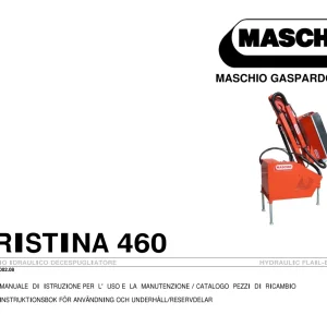 Maschio Cristina 460 Mower Parts Manual