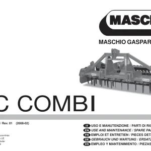 Maschio Dc Parts Manual