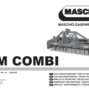 Maschio Dm Parts Manual