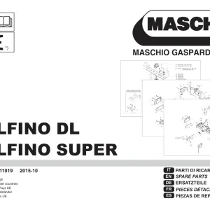 Maschio Delfino Dl Delfino Parts Manual