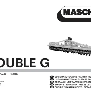Maschio G Parts Manual