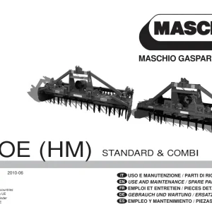 Maschio Eroe Parts Manual