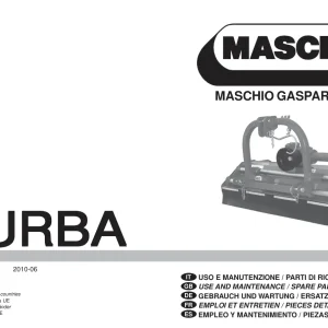 Maschio Furba Mower Parts Manual