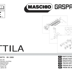 Maschio-Gaspardo Maschio Gaspardo Attila 2009 Parts Manual