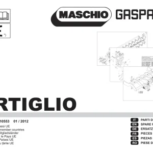 Maschio-Gaspardo Maschio Gaspardo Artiglio 2012 Parts Manual