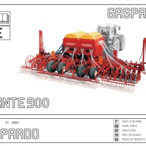 Maschio Gigante 900 Parts Manual