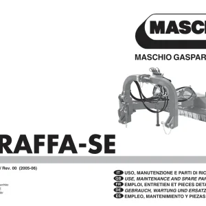 Maschio Giraffa Se Mower Parts Manual