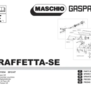 Maschio Giraffetta Se Mower Parts Manual