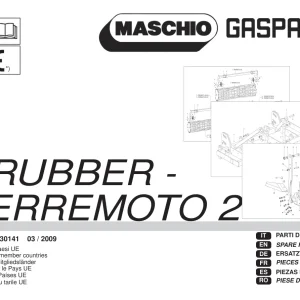 Maschio Terremoto 2 Parts Manual