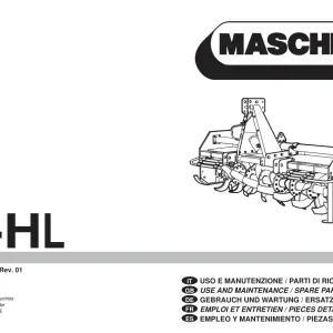 Maschio H Hl 1999 Parts Manual