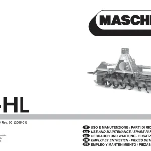 Maschio H Hl 2005 Parts Manual