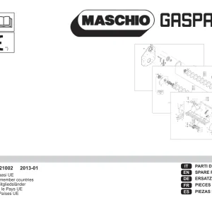 Maschio H 2013 Parts Manual