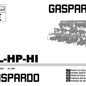 Maschio Hl Hp Hi Parts Manual