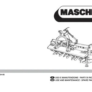 Maschio J Parts Manual