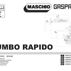 Maschio Jumbo Parts Manual