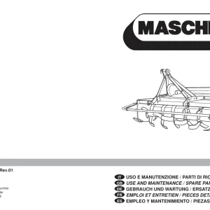 Maschio L 1999 Parts Manual