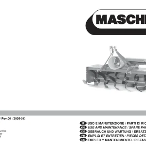 Maschio L 2005 Parts Manual