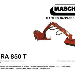 Maschio Lara Mower Parts Manual
